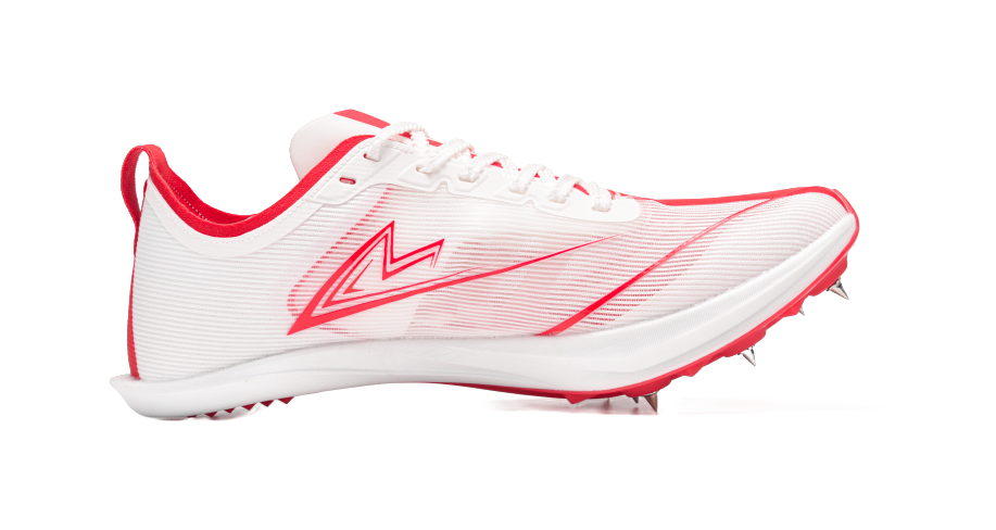 Sonic Cat Cushioning Abrasion Resistant Breathable Low top Full Length Carbon Plate Running Shoes Unisex White Red 