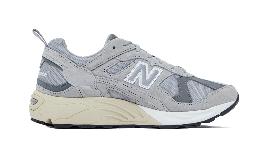 878 New Balance Light Grey Silver  vjsneaker.com