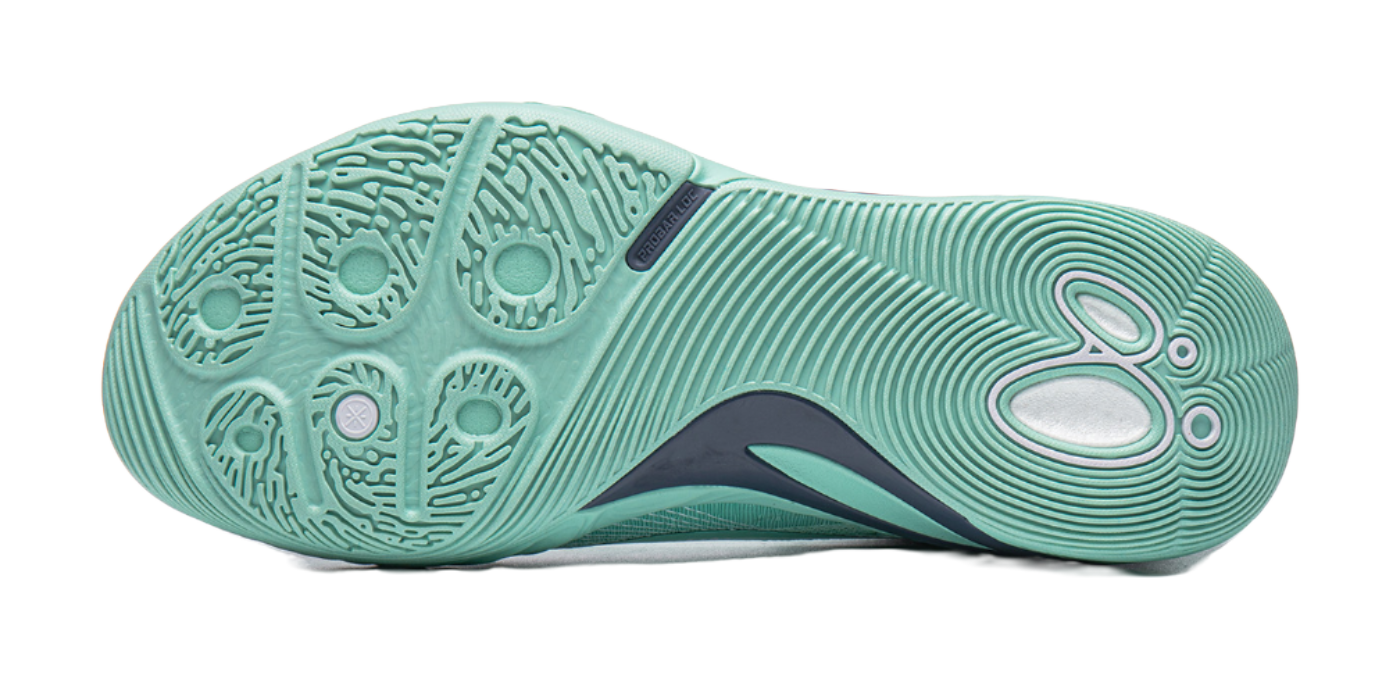 Li Ning DLO2 Low top Basketball Shoes Unisex Celadon Turquoise