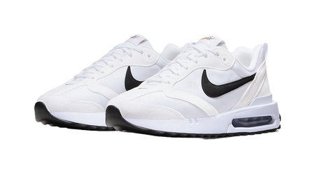 Nike Air Max Dawn White Total Orange Womens  vjsneaker.com