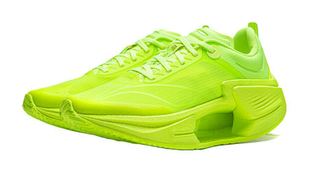 Li Ning Shadow 3 Essential TPU Low top Shot Rubber FoamThermoplastic ElastomerTPU Running Shoes Mens Neon Green  VJsneaker