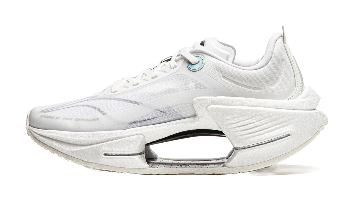 Li Ning Shadow 3 Essential Cushioning Support Rebound Low top Casual Running Shoes Mens Ivory  VJsneaker