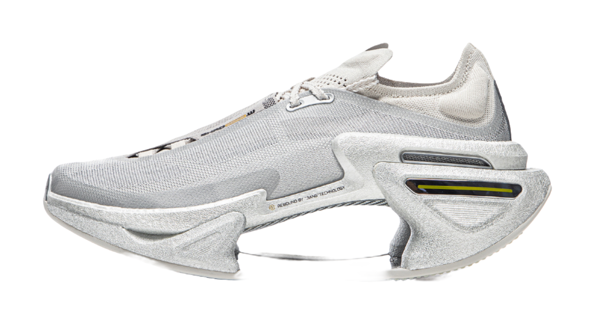 Li Ning Shadow 3.0 Textile Low top Casual Sprint Physical Fitness Test Physical Exam Running Shoes Unisex Silver  VJsneaker