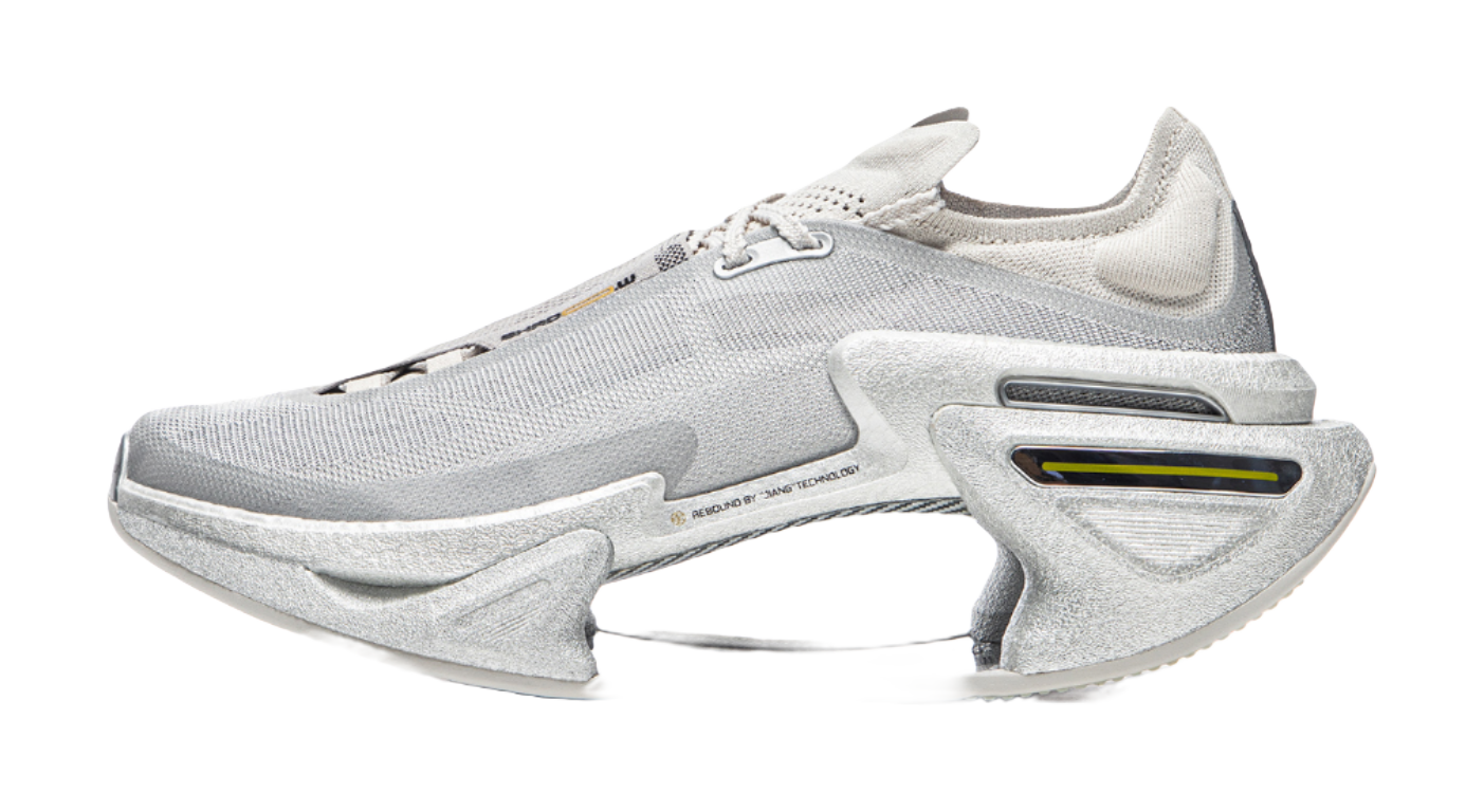 Li Ning Shadow 3.0 Textile Low top Casual Sprint Physical Fitness Test Physical Exam Running Shoes Unisex Silver  VJsneaker