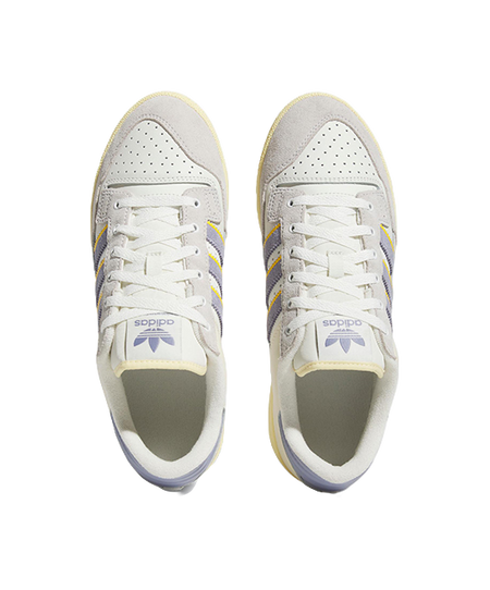 Adidas Centennial 85 Low Crystal White Silver Violet  vjsneaker.com