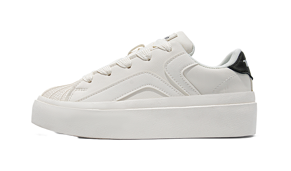 TUOPIN Pie Shoes Couple's Shell Head Slip Resistant And Breathable Low top Skateboard Shoes Unisex 