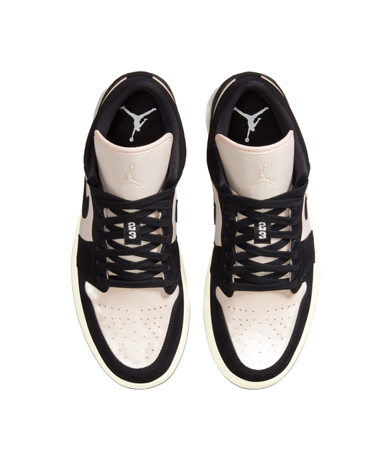 Jordan 1 Low Black Guava Ice Speckled Midsole Womens  vjsneaker.com