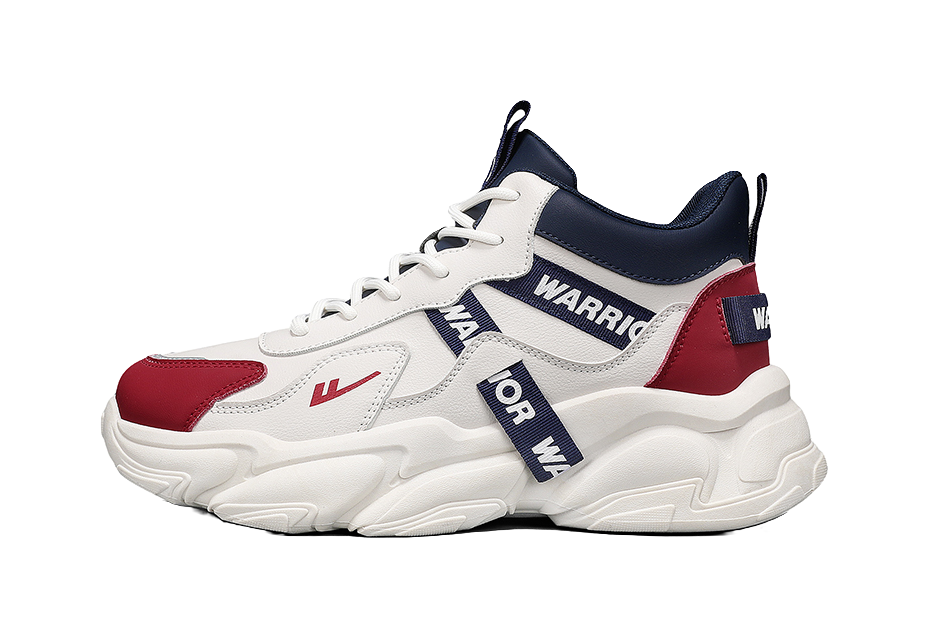 Warrior Cushioning And Breathable High top Chunky Sneakers Men's 