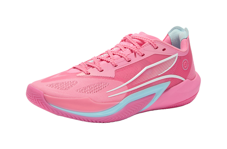 361 ° Crazy Racing 2Pro Reverse Comfortable Practical Professional Training Shock Absorbent Wear resistant Anti slip Low cut Basketball Shoes Male and Female Same Blue Pink Mandarin Duck  vjsneaker.com