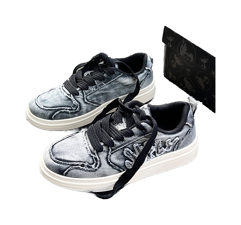 Jifffly Slip Resistant, Abrasion Resistant, Lightweight, Breathable, Height Increasing Low top Skateboard Shoes Unisex 