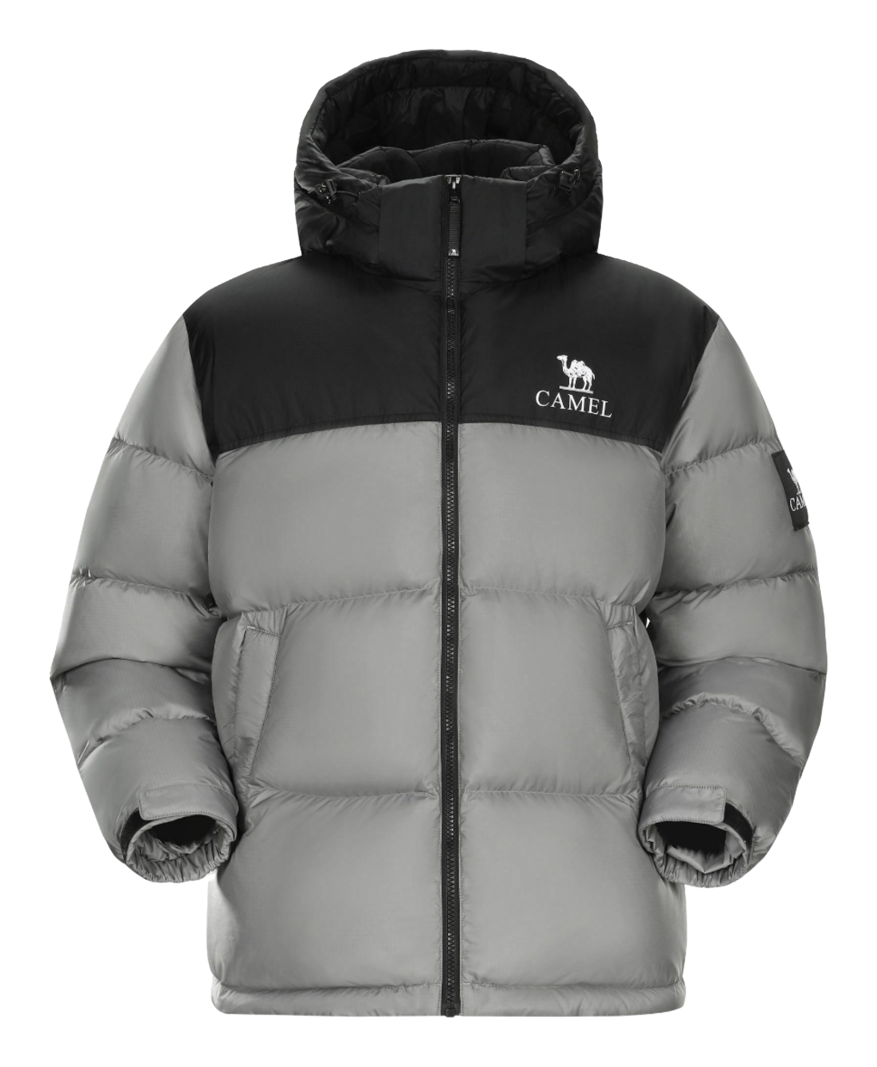 CAMEL Warm Fleece Collection Down Jacket Unisex  vjsneaker.com
