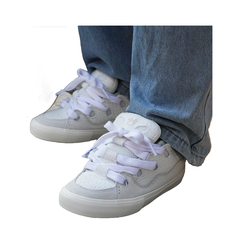 Ollieskate Skateboard Shoes Unisex White 