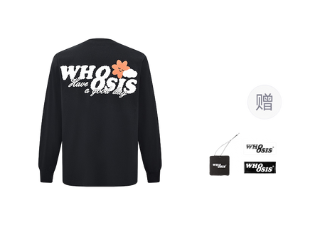 WHOOSIS weather series crochet pocket round neck long sleeve American China-Chic heavy weight casual loose spring autumn winter campus sweater T-shirt for men and women  vjsneaker.com