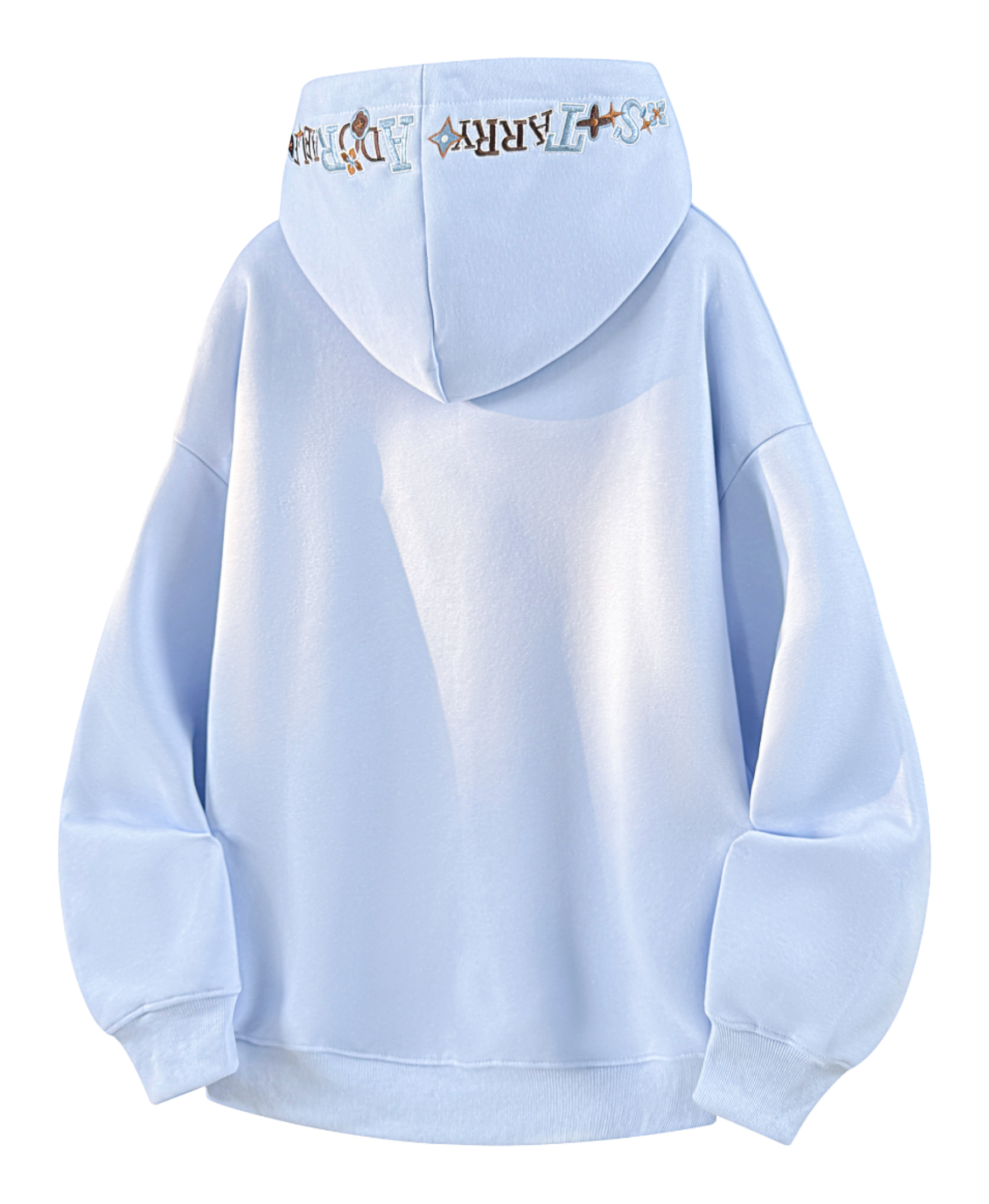 Warrior Warrior American Basic Retro Fun Embroidered Letter Logo Loose Casual Trend Versatile Windproof College Style Sports Couple Hooded Long Sleeve Thick Velvet Hoodie for Men and Women  vjsneaker.com