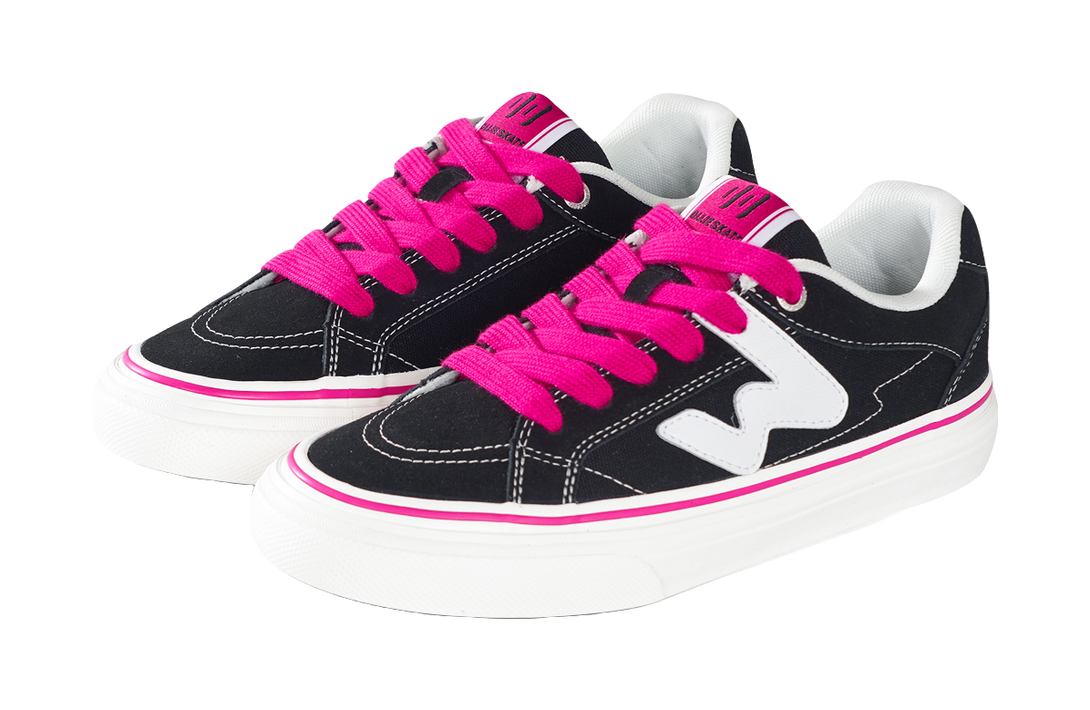 Ollieskate Wear resistant And Lightweight Low Top Skateboard Shoes Unisex Black 