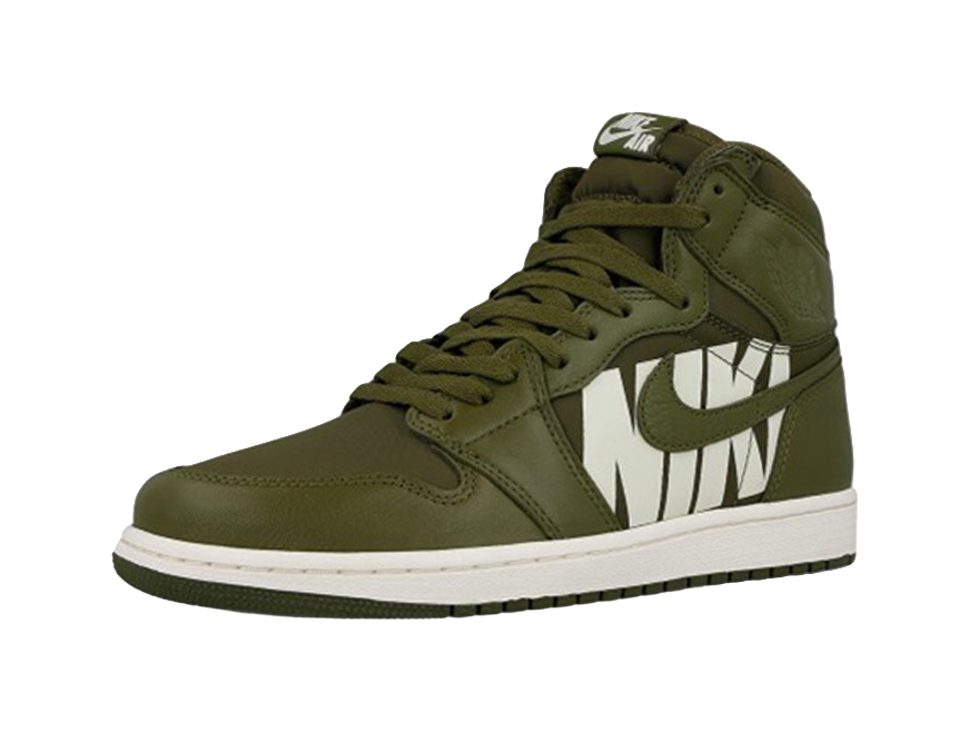 Jordan 1 Retro High Olive Canvas  vjsneaker.com
