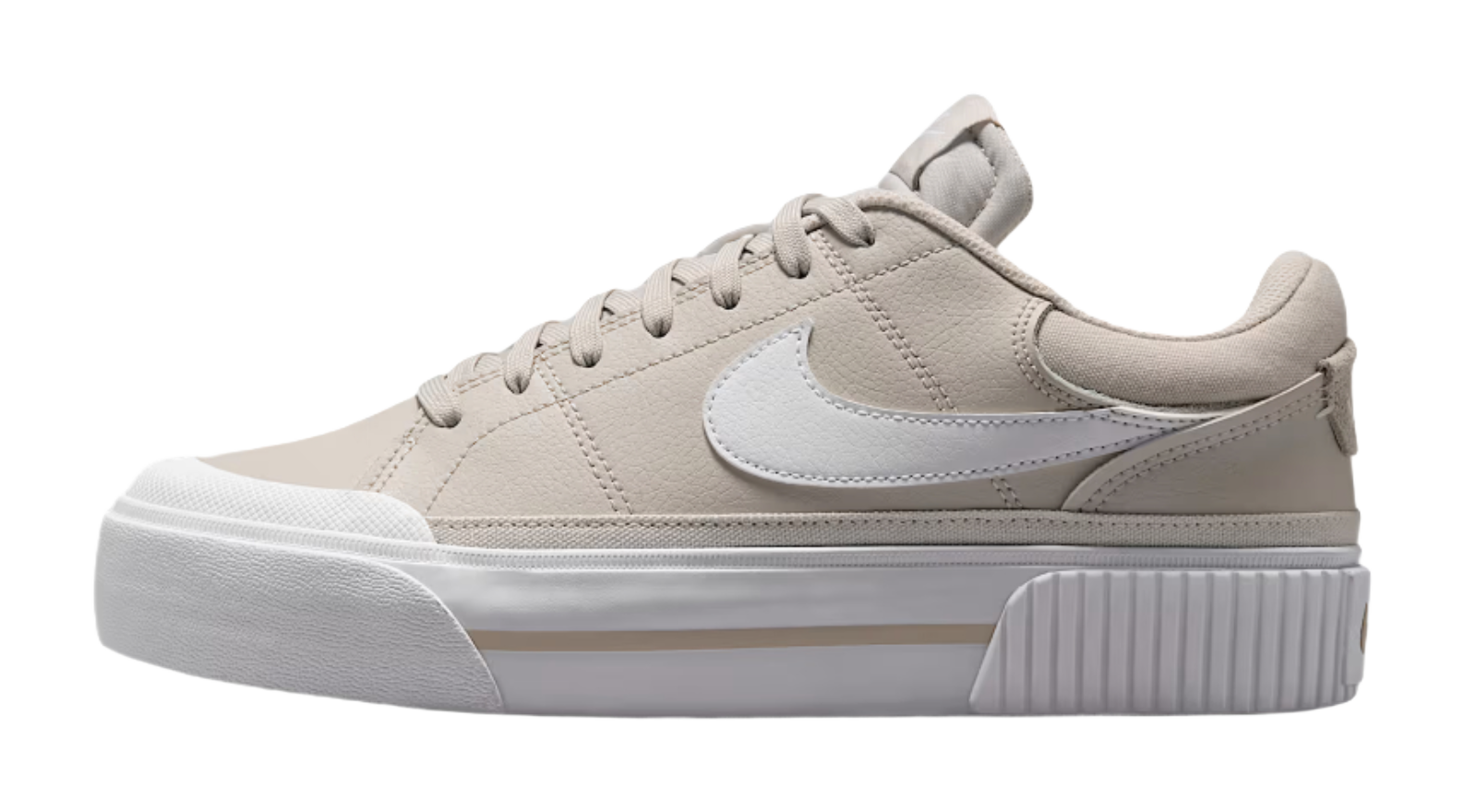 Nike Court Legacy Abrasion Resistant Low Top Skateboard Shoes Womens Beige  VJSNEAKER