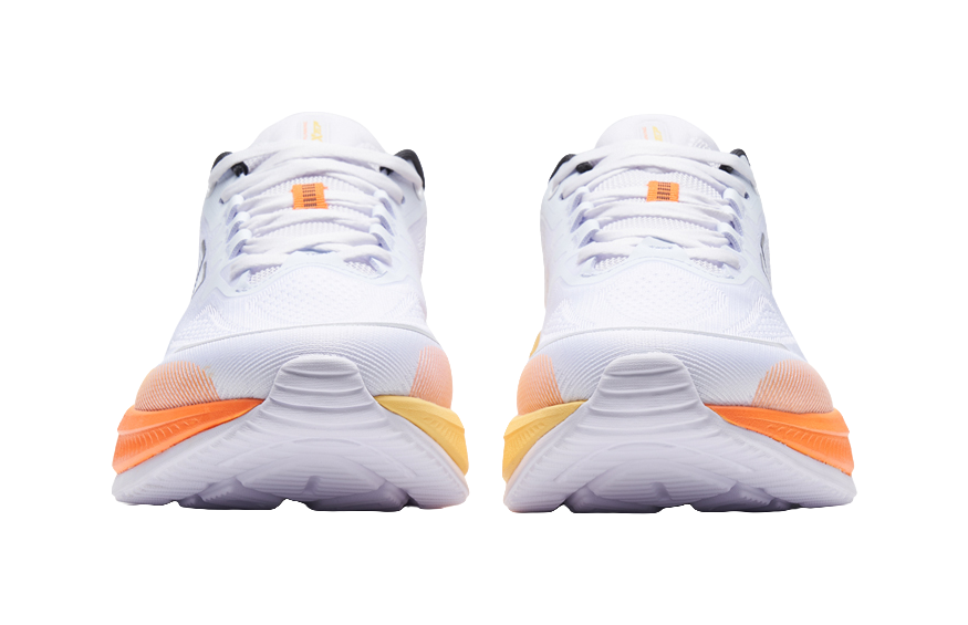 XTEP Cloud DC Anti Slip Wear Resistant Low Top Casual Running Shoes Men's White Orange 