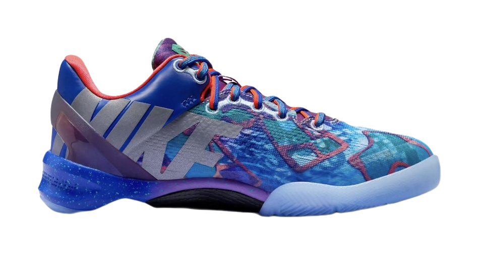 Nike Kobe 8 Slip Resistant Shock Absorbers Low Top Childrens Basketball Shoes Orange/Blue/Green/Red  VJSNEAKER