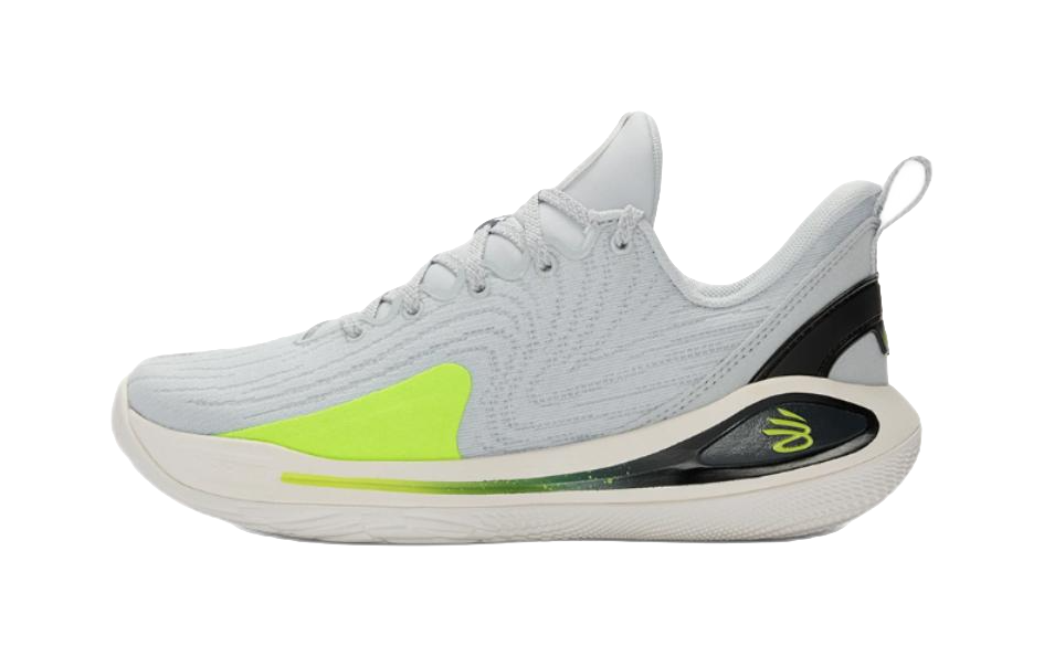 Under Armour Leather, Suede Slip Resistant Abrasion Resistant Low top Childrens Basketball Shoes Gray Unisex  vjsneaker.com