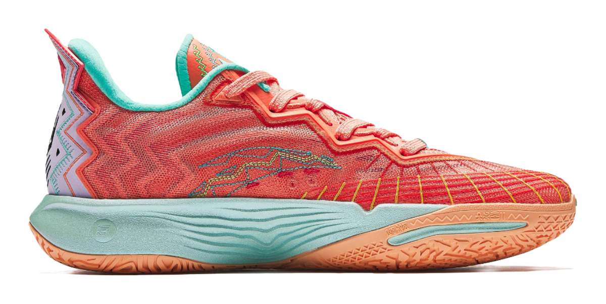 Anta KAI 2 "Sun" 112531111S-6 - Kyrie Irving Basketball Shoe Unisex Orange Blue