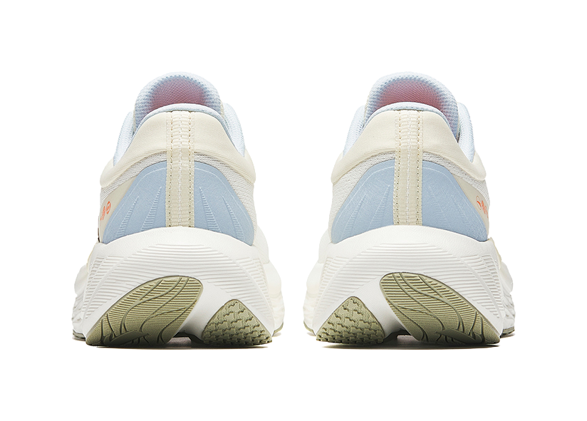 Anta Pg7 Cushioning Lightweight Low top Sprint Running Shoes Women's Light Beige White 