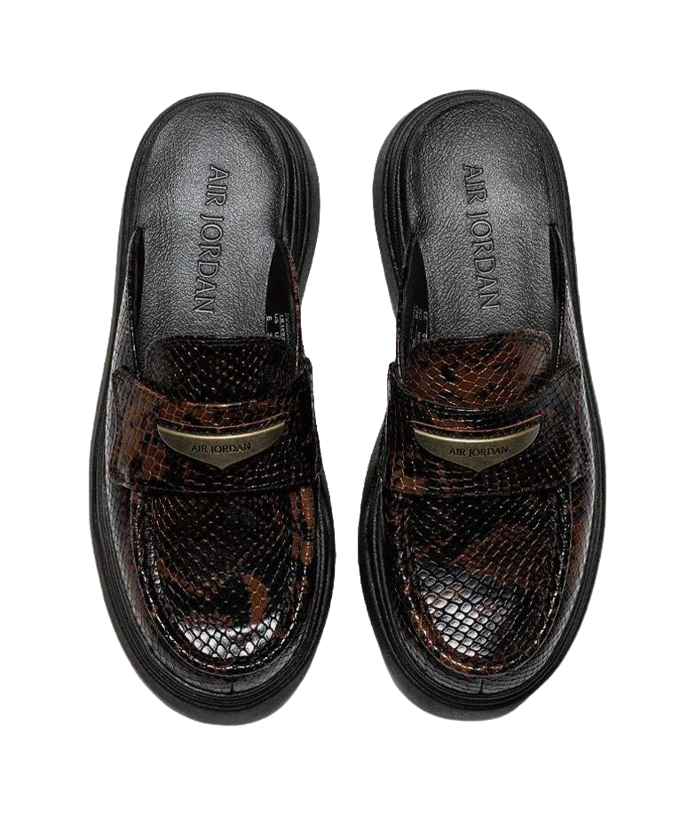 Jordan Air Jordan Mule No Special Function Closed Toe Slippers Womens Black Brown  vjsneaker.com