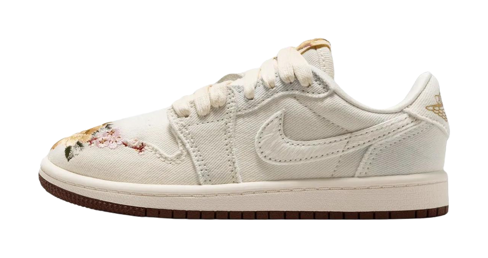 Jordan Air Jordan 1 Low top Childrens Basketball Shoes Ecru Kids  Vertical Jump Group USA Inc.