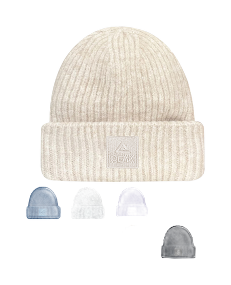 Pink autumn and winter versatile loose big head circumference solid color loose knitted polyester wool hat for both men and women, couple style  vjsneaker.com