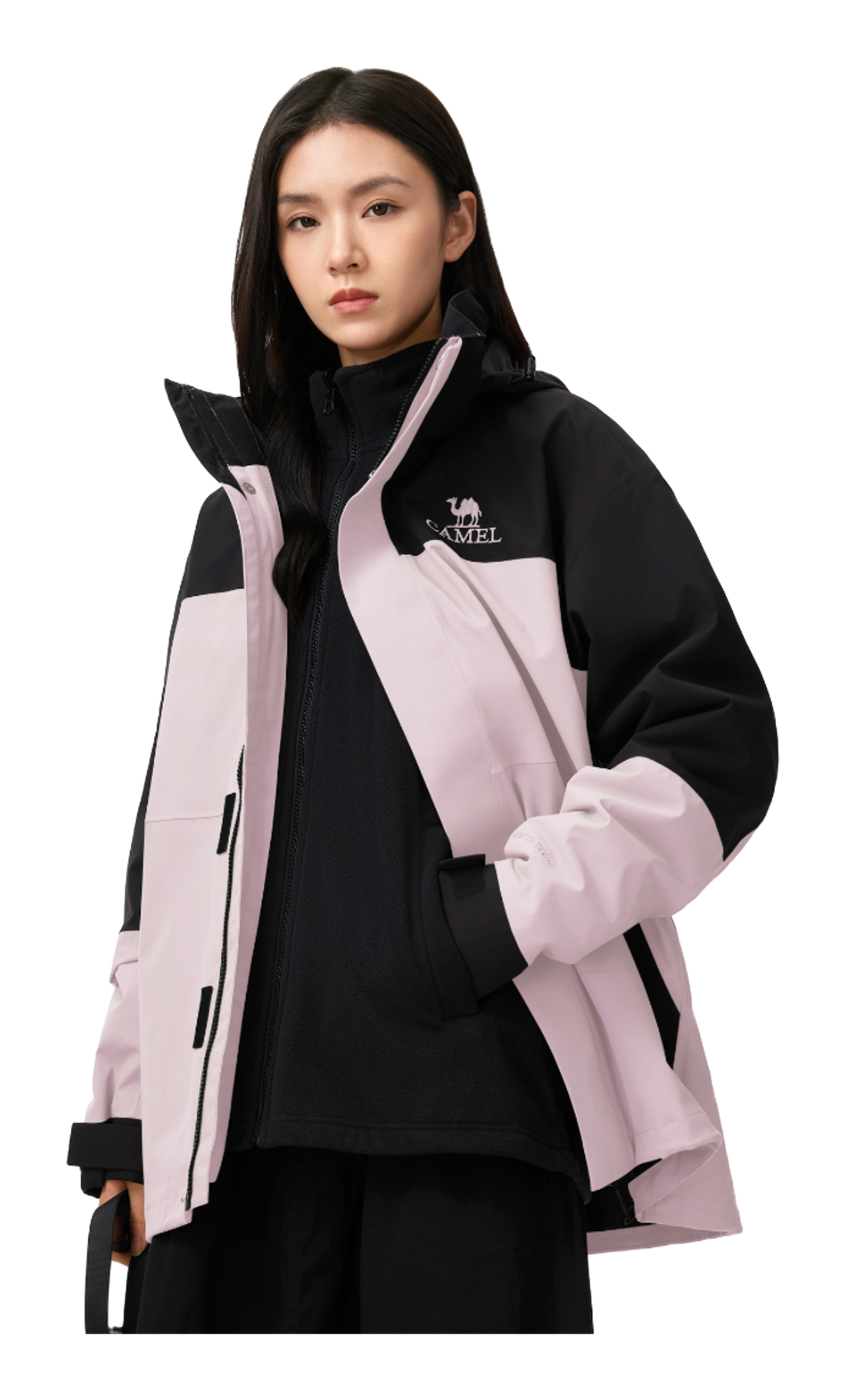 CAMEL Hiking Outdoor Adventure Waterproof, Windproof, Breathable, Abrasion Resistant, Thermal Windbreaker Jacket Unisex  vjsneaker.com