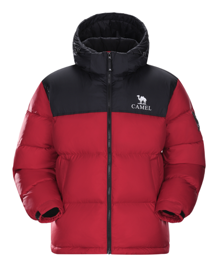 CAMEL Warm Fleece Collection Down Jacket Unisex  vjsneaker.com