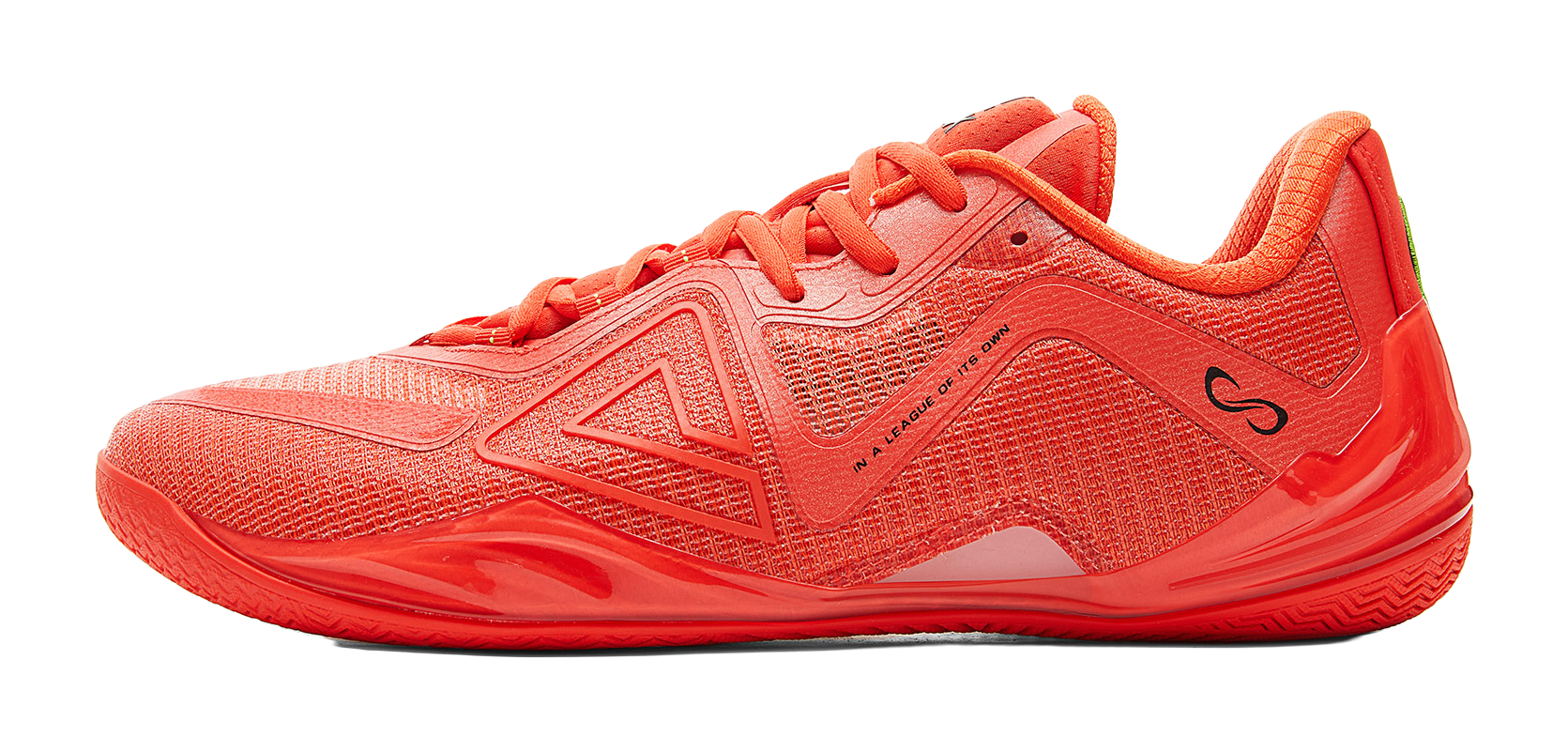 PEAK Wushuang Basketball Shoes Mens Low top Bright Orange Red  VJSNEAKER