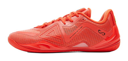 PEAK Wushuang Basketball Shoes Mens Low top Bright Orange Red  VJSNEAKER