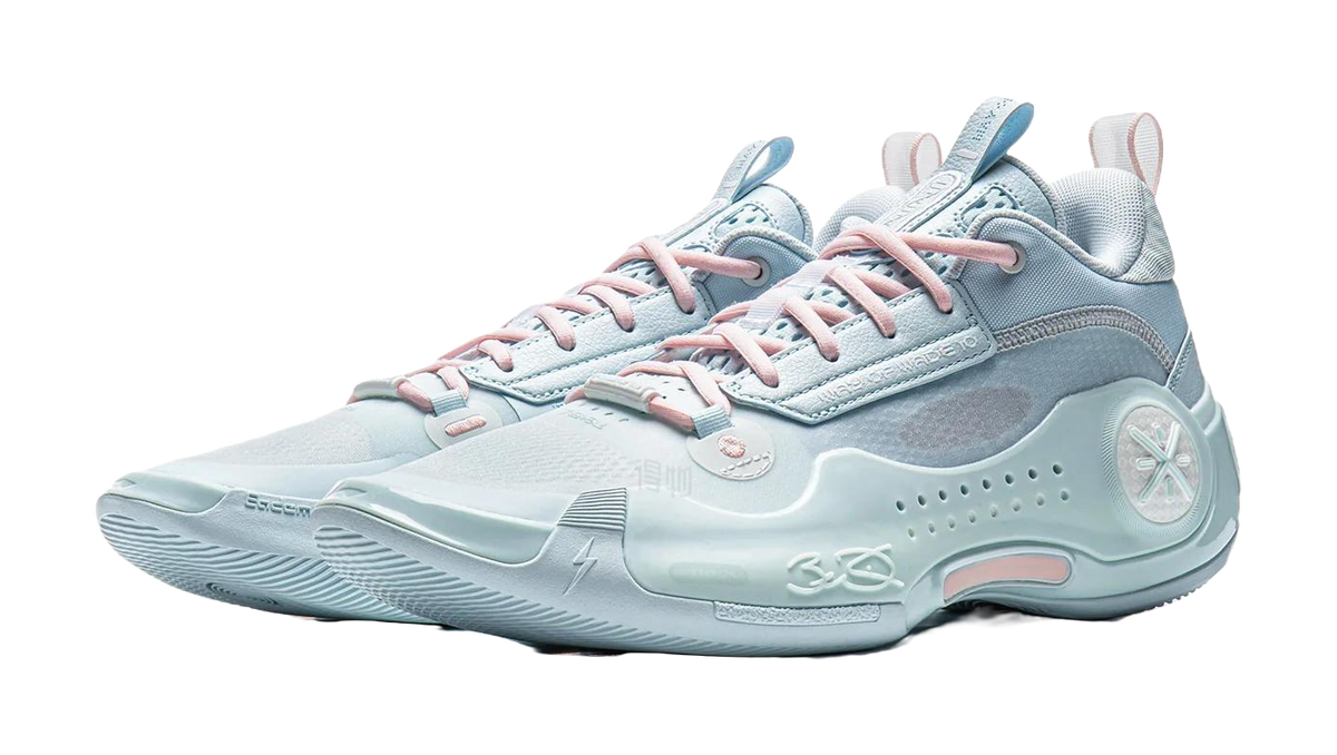 Li-Ning Way of Wade 10 WOW10 Low "Ice Blood" - Basketball Shoes Men Gray Pink  VJSNEAKER