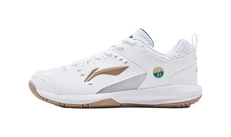 Li-Ning Light Feather Rocket 2.0 "White Brown" AYTU049-1 - Badminton Shoe Unisex