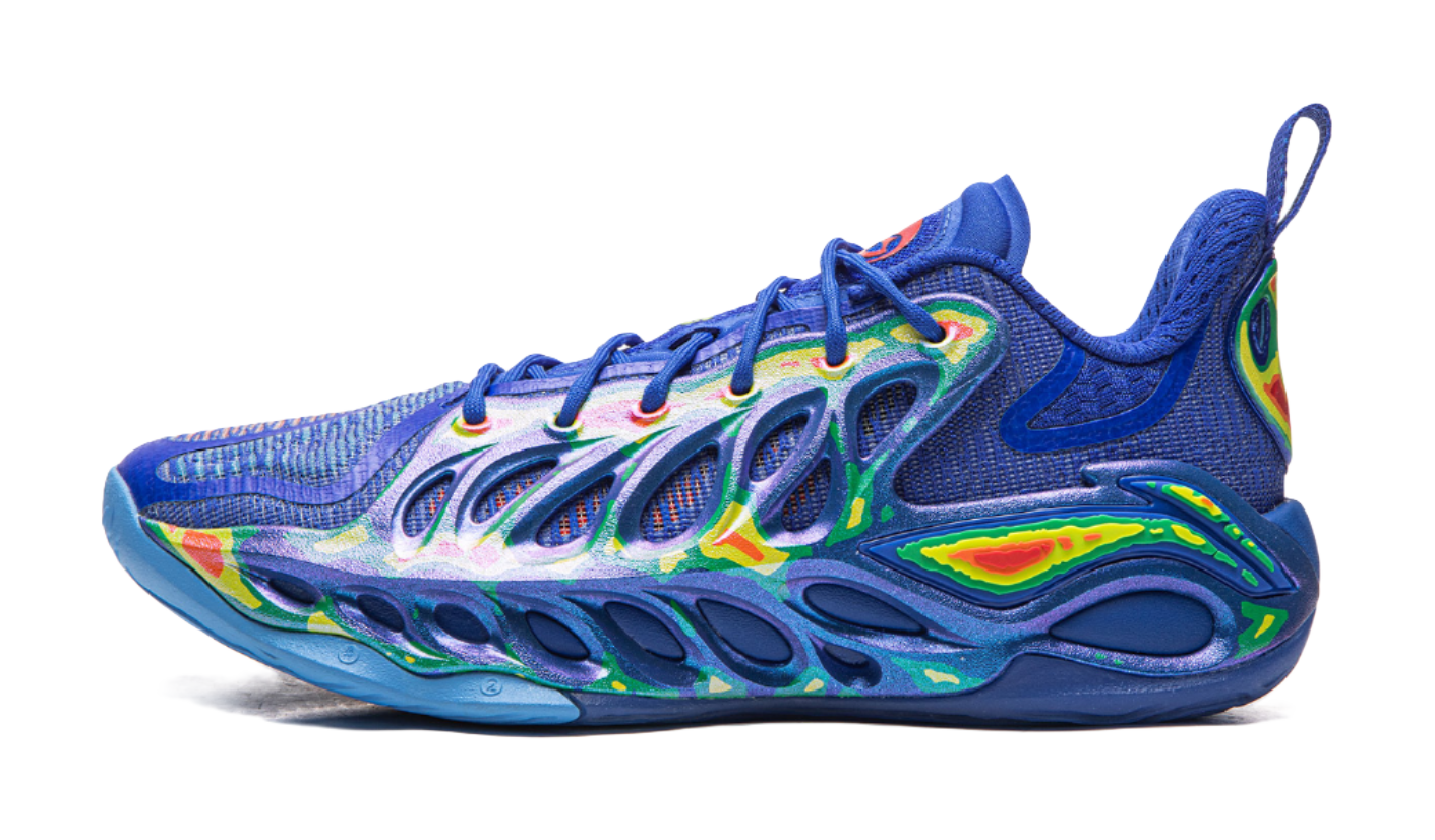 Li-Ning BadFive Sniper 2 Super "Species Invasion" ABFW013-8 - Outdoor Basketball Shoe Unisex Bright Blue