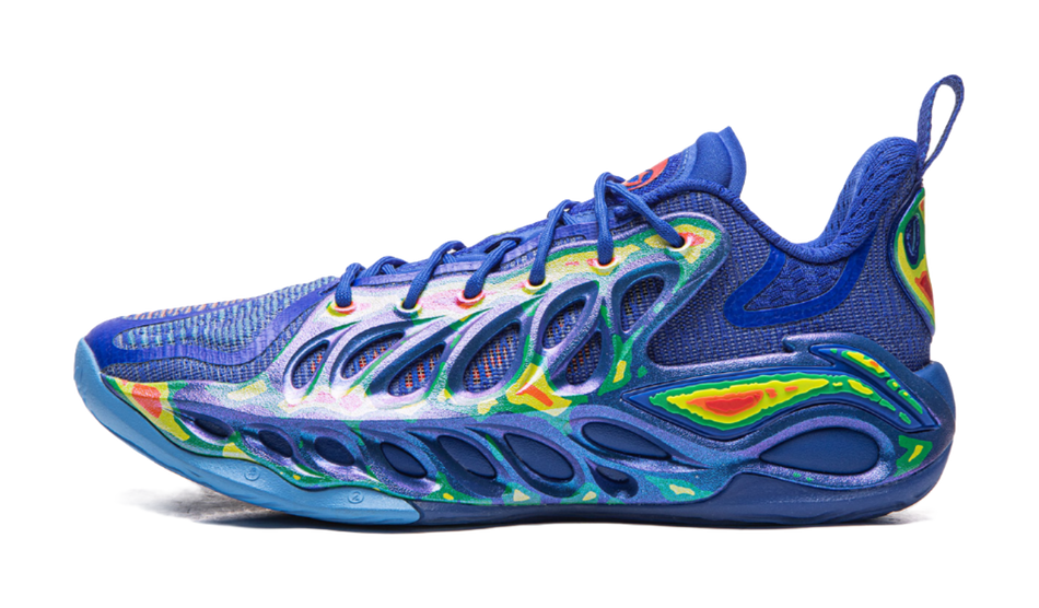 Li-Ning BadFive Sniper 2 Super "Species Invasion" ABFW013-8 - Outdoor Basketball Shoe Unisex Bright Blue