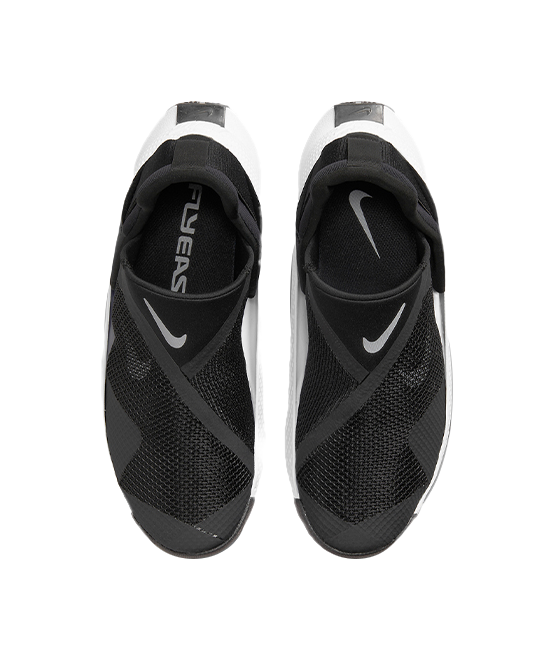 Nike Go FlyEase Black White Womens  vjsneaker.com