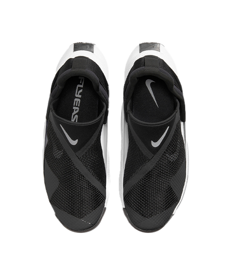 Nike Go FlyEase Black White Womens  vjsneaker.com