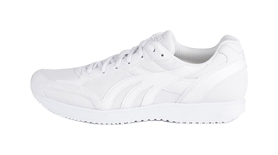 DO WIN Shock Absorbers Slip Resistant Abrasion Resistant Breathable Low top Running Shoes Unisex White 