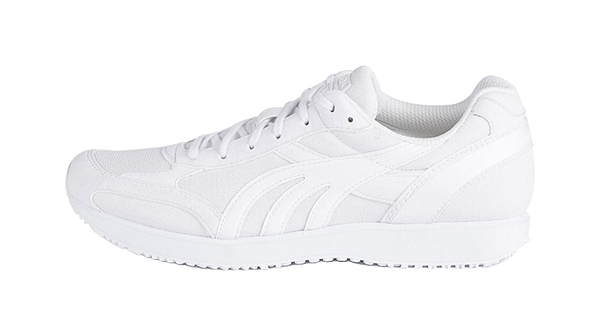 DO WIN Shock Absorbers Slip Resistant Abrasion Resistant Breathable Low top Running Shoes Unisex White 