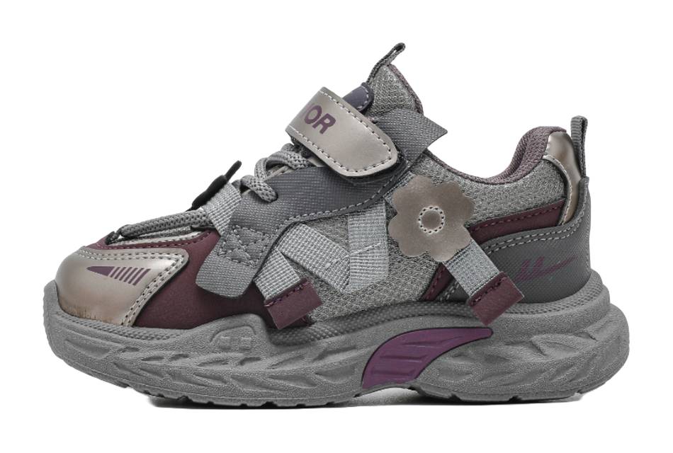 Warrior girls' sports shoes made of synthetic leather, comfortable, versatile, wear-resistant, lightweight, shock-absorbing, low top, girls' casual shoes for children  VJSNEAKER