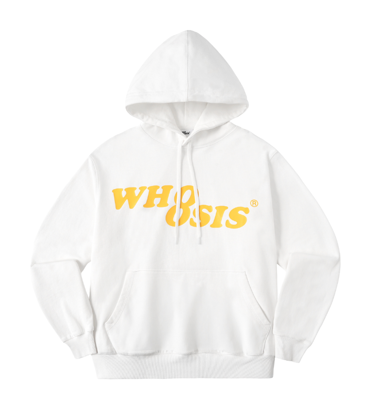 WHOOSIS Shining Color Phantom Logo Hoodie Casual Loose Versatile Letter Campus Warm Autumn/Winter Plus Velvet Hoodie Unisex  vjsneaker.com