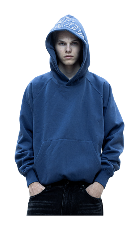 WHOOSIS letter embroidered LOGO hooded cover, classic and versatile, loose fit, campus multi-color, autumn and winter long sleeves with fleece hoodie, unisex  vjsneaker.com