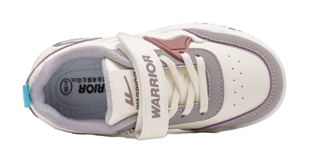 Warrior Boys Athletic Shoes Breathable Lightweight Cushioning Low top Girl Skateboard Shoes Kids  VJSNEAKER