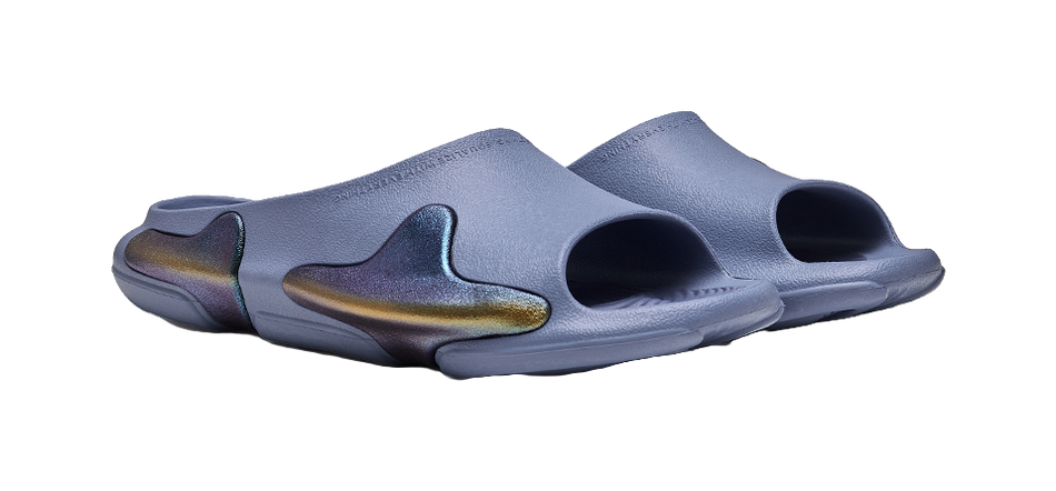 EQLZ EQUALIZER Oasis EVA Slip Resistant Abrasion Resistant Cushioning Slide Slippers Unisex Phantom Purple