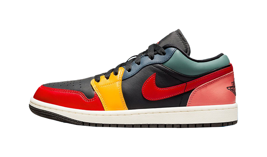Air Jordan 1 Low Se Black Multi Color Womens  vjsneaker.com