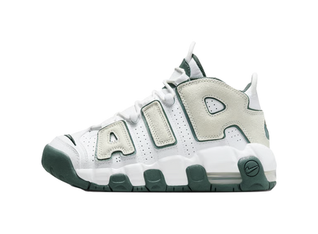 Nike Air More Uptempo White Vintage Green GS  vjsneaker.com