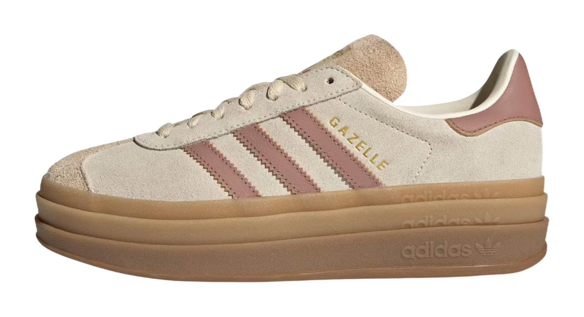 Adidas Wmns Gazelle Cream Sand Strata Gum Womens  vjsneaker.com