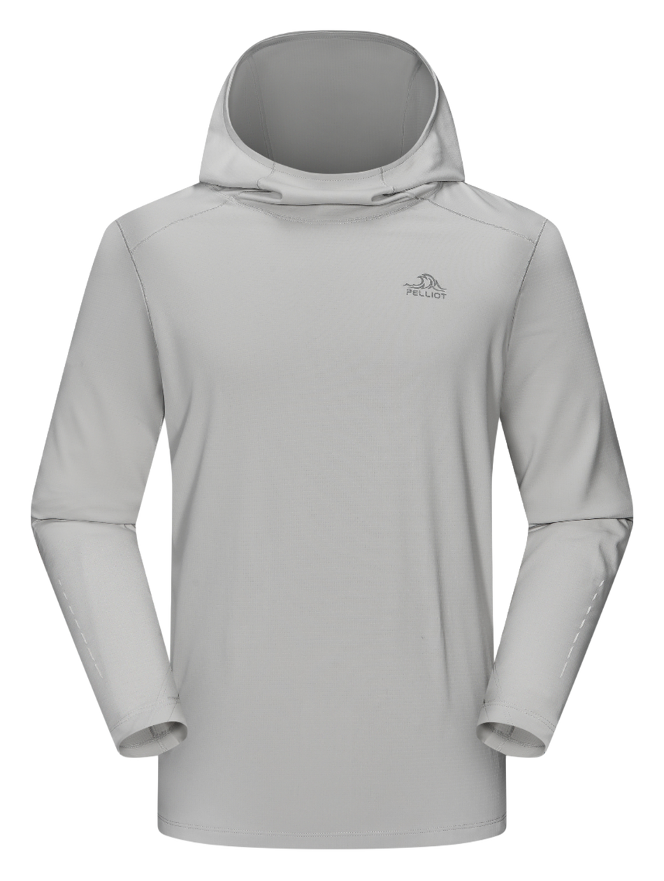 Boxi and PELLIOT City Outdoor Fast Drying Breathable Comfortable Antibacterial Running Fitness Clothing Sweat Absorbing and Moisture wicking Sports Top Bottom Versatile Long Sleeve Sweatshirt T-shirt for Men's Daily Commuting  vjsneaker.com